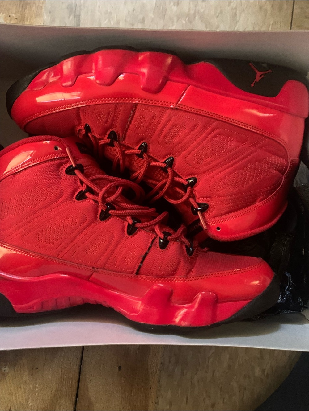 Nike Air Jordan 9 Retro Chile Red Black Men’s Size 12 CT8019-600 NEW